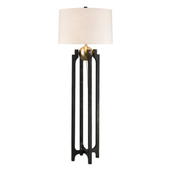 Robard One Light Floor Lamp in Shou Sugi Ban (45|H001911561)