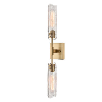 Potomac Two Light Wall Sconce in Aged Brass (45|H001811893)