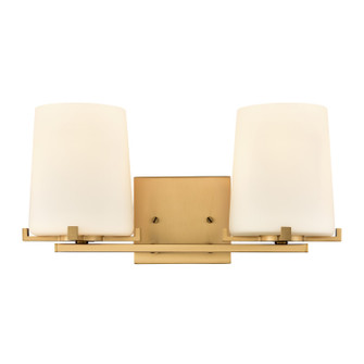 Votisse Two Light Vanity in Lacquered Brass (45|901582)