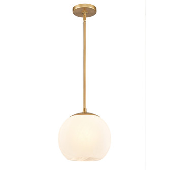 Nate One Light Mini Pendant in Natural Brass (45|901311)