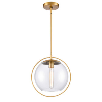 Circumference One Light Mini Pendant in Lacquered Brass (45|901011)