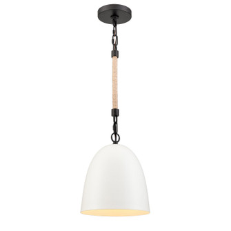 Downington One Light Mini Pendant in Matte Black (45|478011)