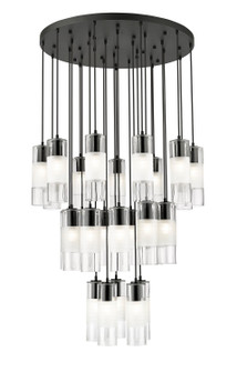 Alton 27 Light Chandelier in Matte Black (224|824P27RMB)