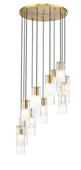 Alton 11 Light Chandelier in Modern Gold (224|824P11RMGLD)