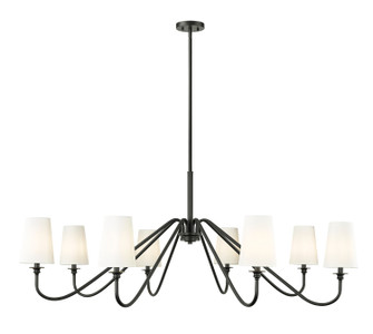 Gianna Eight Light Chandelier in Matte Black (224|7509860MB)