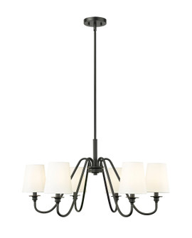 Gianna Six Light Chandelier in Matte Black (224|7509632MB)