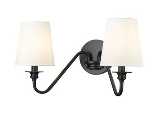Gianna Two Light Wall Sconce in Matte Black (224|75092SMB)