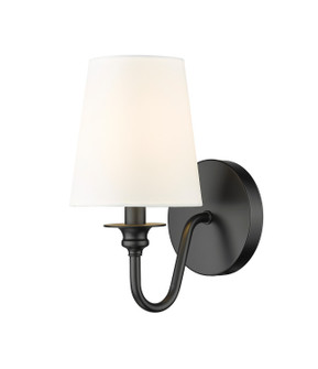 Gianna One Light Wall Sconce in Matte Black (224|75091SMB)