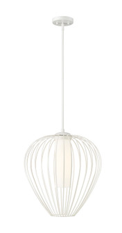 Savanti One Light Pendant in Textured White (224|750718TW)