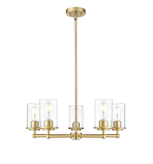 Thayer Five Light Chandelier in Luxe Gold (224|7425LG)