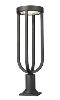 Leland LED Outdoor Pier Mounted Fixture in Sand Black (224|5005PHB533PMBKLED)