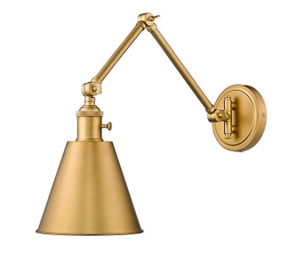 Gayson One Light Wall Sconce in Rubbed Brass (224|349SRB)