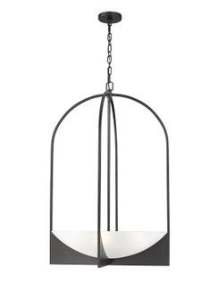Devon Six Light Chandelier in Matte Black (224|194738MB)