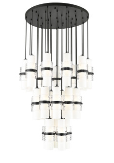 Cayden 27 Light Chandelier in Matte Black (224|1946P27RMB)