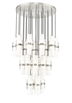 Cayden 27 Light Chandelier in Brushed Nickel (224|1946P27RBN)