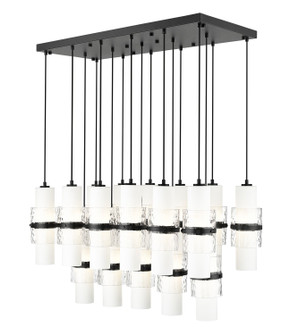 Cayden 17 Light Linear Chandelier in Matte Black (224|1946P17LMB)