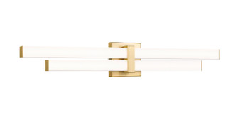 Zane LED Vanity in Modern Gold (224|100832WMGLDLED)