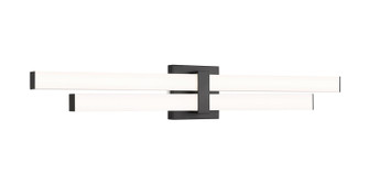 Zane LED Vanity in Matte Black (224|100832WMBLED)