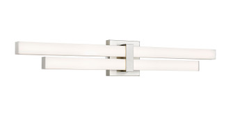 Zane LED Vanity in Brushed Nickel (224|100832WBNLED)