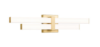 Zane LED Vanity in Modern Gold (224|100825WMGLDLED)