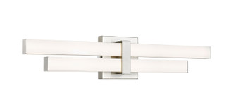 Zane LED Vanity in Brushed Nickel (224|100825WBNLED)