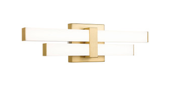 Zane LED Vanity in Modern Gold (224|100818WMGLDLED)