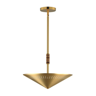 Helsinki Two Light Pendant in Natural Aged Brass (16|11434NAB)