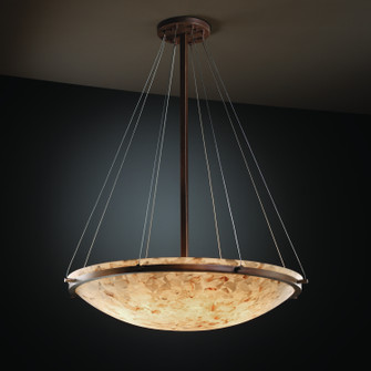 Alabaster Rocks Eight Light Pendant in Dark Bronze (102|ALR969735DBRZ)