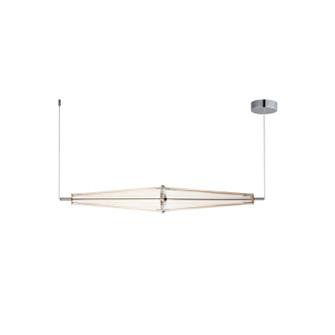Quasar LED Linear Pendant in Polished Chrome (86|E24894133PC)