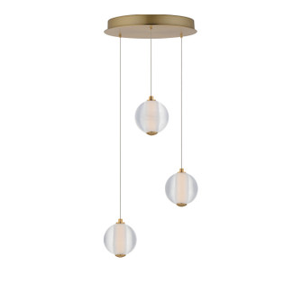 Rhythm LED Pendant in Gold (86|E24643144GLD)