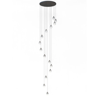 Dewdrop LED Pendant in Black (86|E21569142BK)