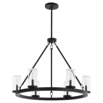 Gentry Six Light Chandelier in Matte Black (19|70659)
