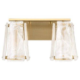 Prestige Two Light Vanity in Aged Brass (19|5575280)