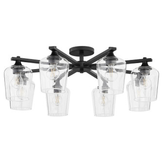 Veno Eight Light Ceiling Mount in Matte Black (19|358859)