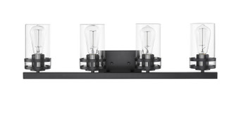 Lunden Four Light Vanity in Matte Black (59|91024MB)