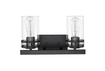 Lunden Two Light Vanity in Matte Black (59|91022MB)