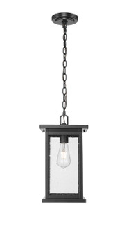 Bowton One Light Outdoor Hanging Lantern in Powder Coated Black (59|4125PBK)