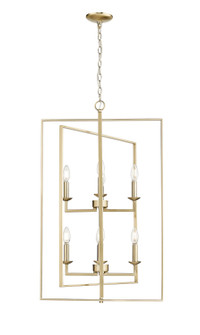 Nellis Eight Light Pendant in Modern Gold (59|3248MG)