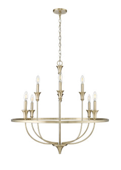 Emery Eight Light Chandelier in Modern Gold (59|28108MG)