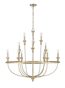 Emery 12 Light Chandelier in Modern Gold (59|28012MG)