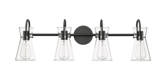 Camellia Four Light Vanity in Matte Black (59|21004MB)