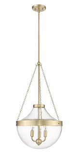 Clarra Three Light Pendant in Modern Gold (59|20103MG)