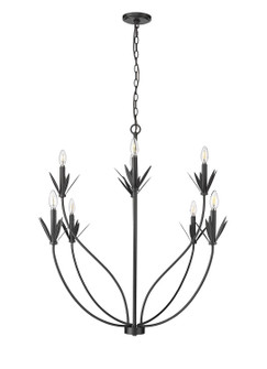 Primrose Eight Light Chandelier in Matte Black (59|12708MB)