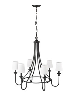 Artemis Six Light Chandelier in Matte Black (59|12206MB)