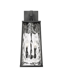 Dutton Two Light Outdoor Wall Sconce in Powder Coated Black (59|10602PBK)