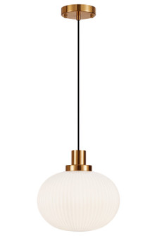 Charismo One Light Pendant in Aged Gold Brass (423|C61003AGOP)