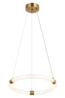 INKARA LED Pendant in Aged Gold Brass (423|C34816AG)