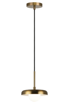 Creston LED Pendant in Aged Gold Brass (423|C34401AGOP)