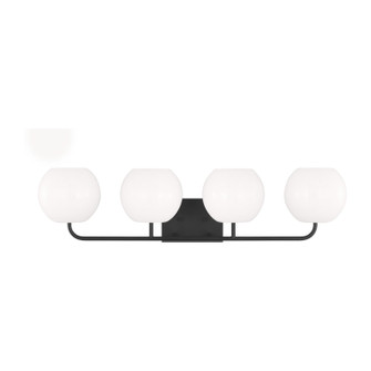Rory Four Light Vanity in Midnight Black (1|GLV1014MBK)