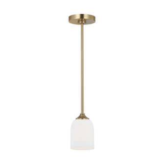 Emile One Light Mini Pendant in Satin Brass (1|GLP1021SB)